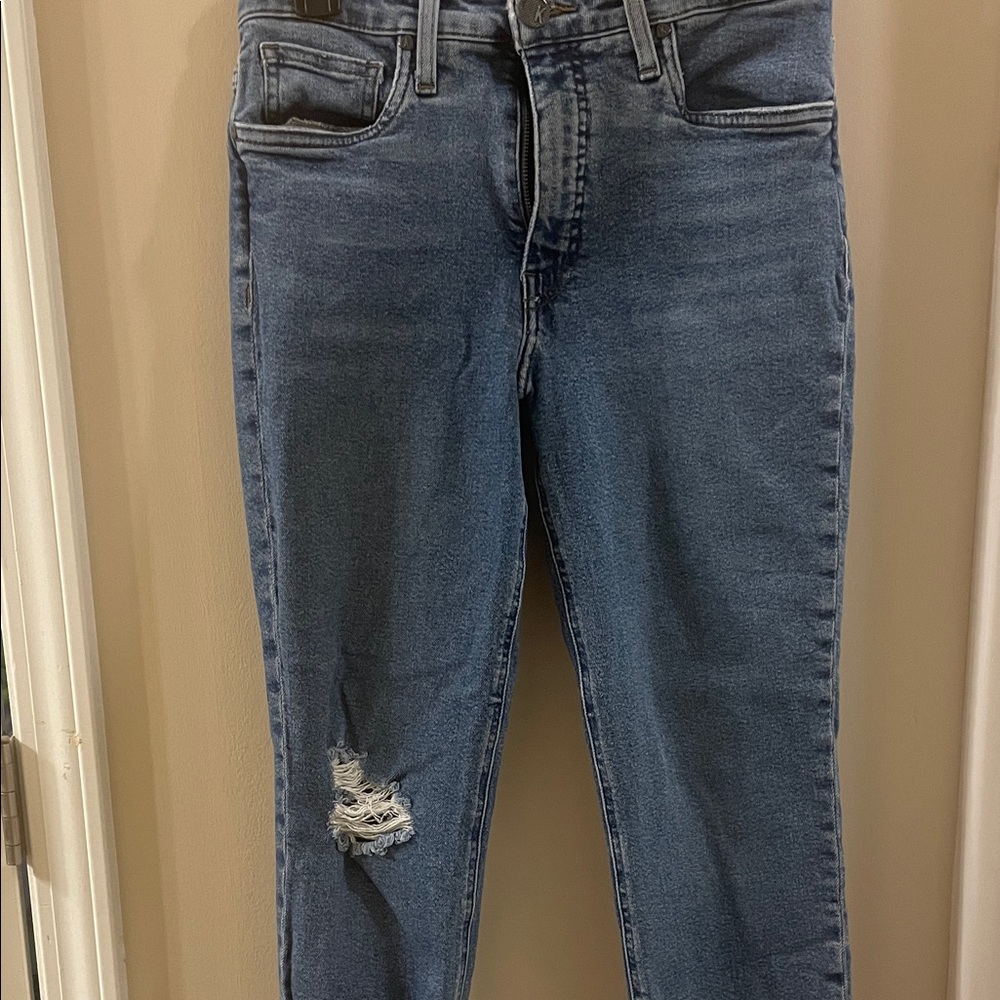 Kut from the Kloth Rachael Fab Ab Mom Distressed Jeans